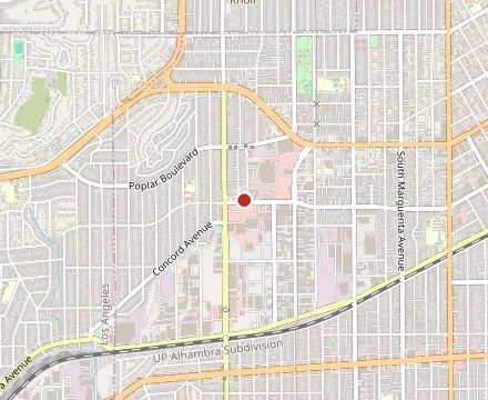 Map showing Gold Hibachi Buffet
