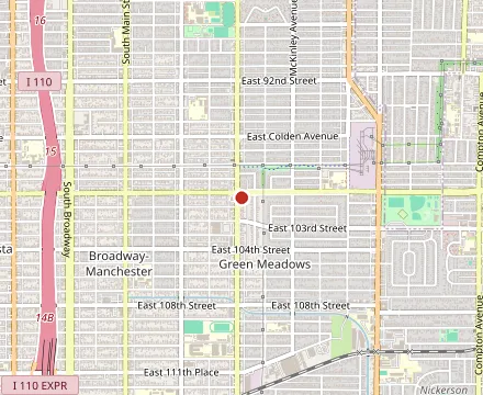 Map showing Kim's Fish World