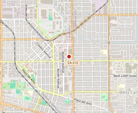 Map showing Hakata Ikkousha Tonkotsu Ramen Torrance