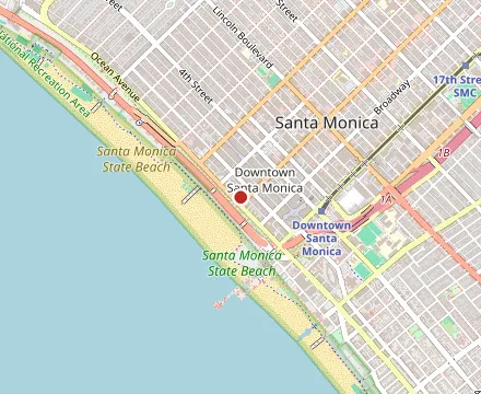 Map showing Blue Plate Oysterette
