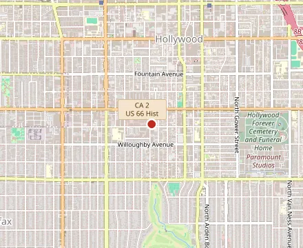 Map showing Rao's