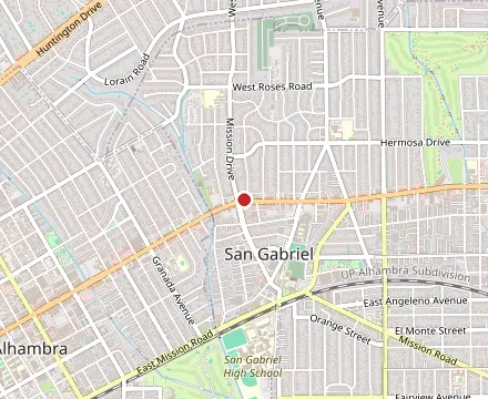 Map showing Golden Leaf Restaurant