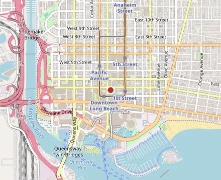 Map showing BO-beau kitchen + roof tap