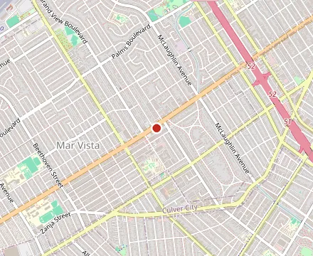 Map showing Cafe Laurent