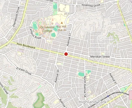 Map showing TOWN Pizza