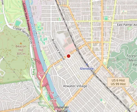 Map showing Tam O'Shanter