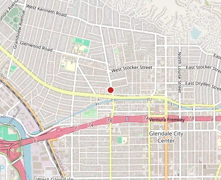 Map showing Brick and Flour