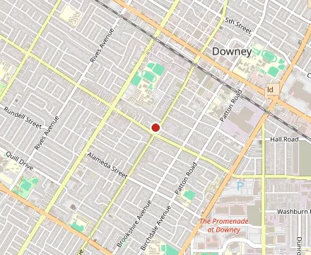 Map showing El Sushi Loco Sushi & Mariscos Downey