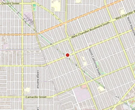 Map showing Morrison Burbank