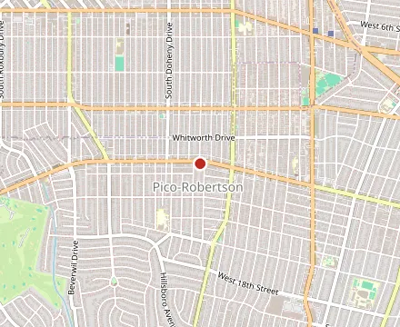 Map showing Jeff's Gourmet Sausage Factory