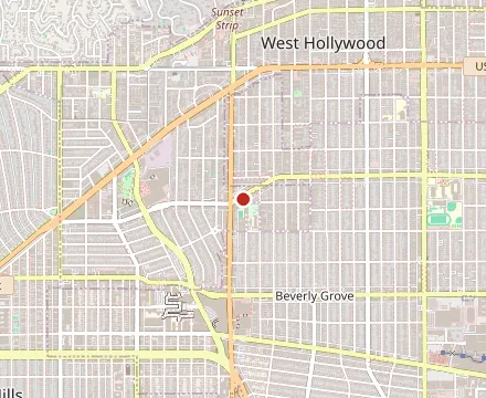 Map showing AGO Restaurant