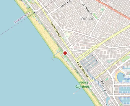 Map showing Rico’s Empanadas