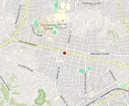Map showing Block Party