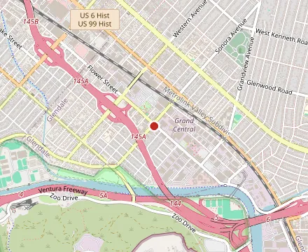 Map showing Little Ground