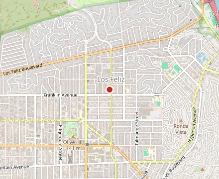Map showing Alcove