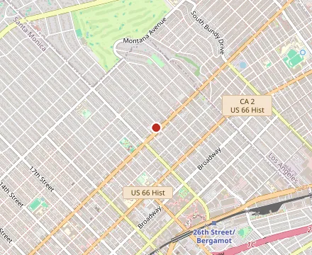 Map showing Milo & Olive
