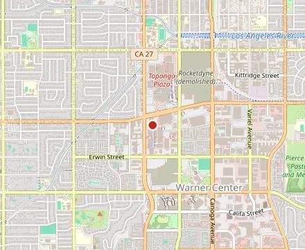 Map showing JOEY Woodland Hills