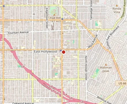 Map showing Manila Sunset