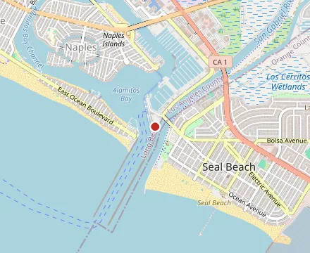 Map showing Ballast Point Brewing