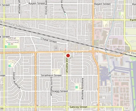 Map showing Peru's Taste Restaurant